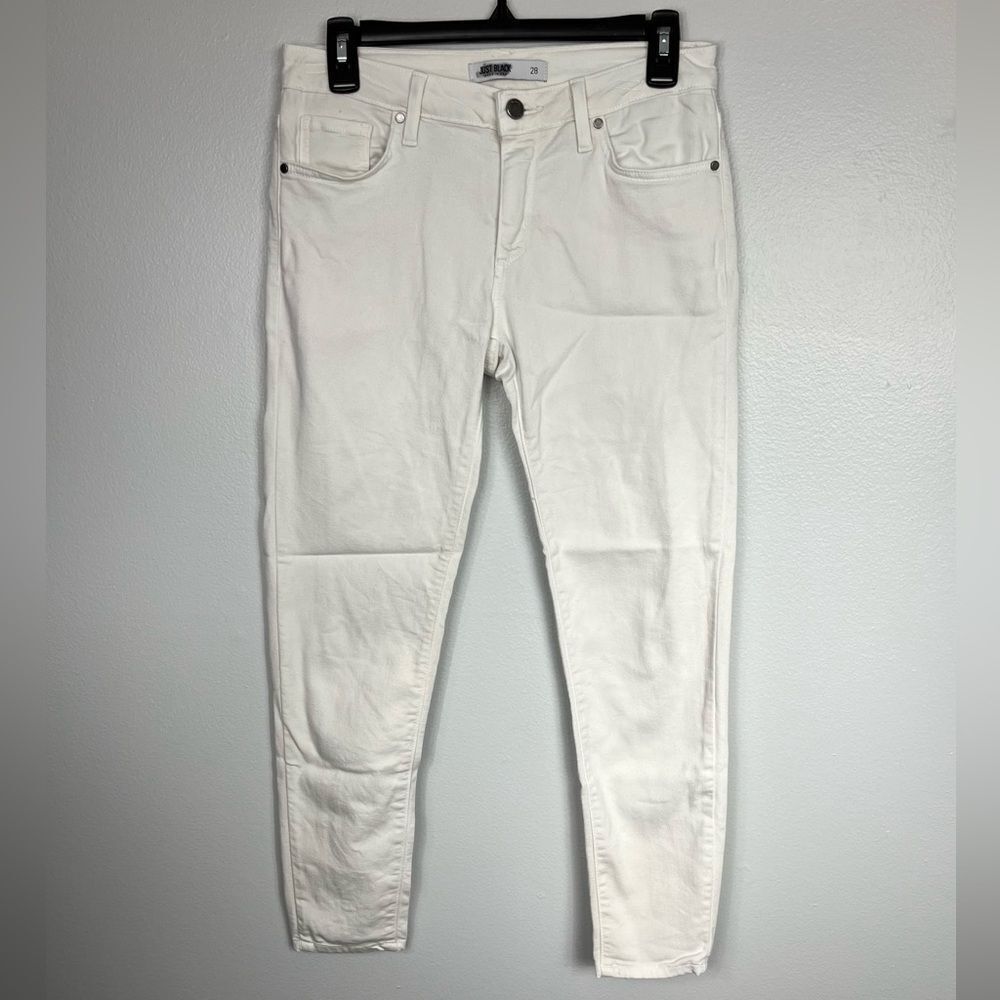 ❄️Just Black White Skinny Jeans‎